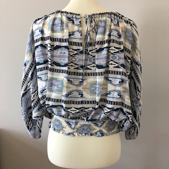 Alcee for Barney’s Silk Blouson Top - Picture 3 of 4